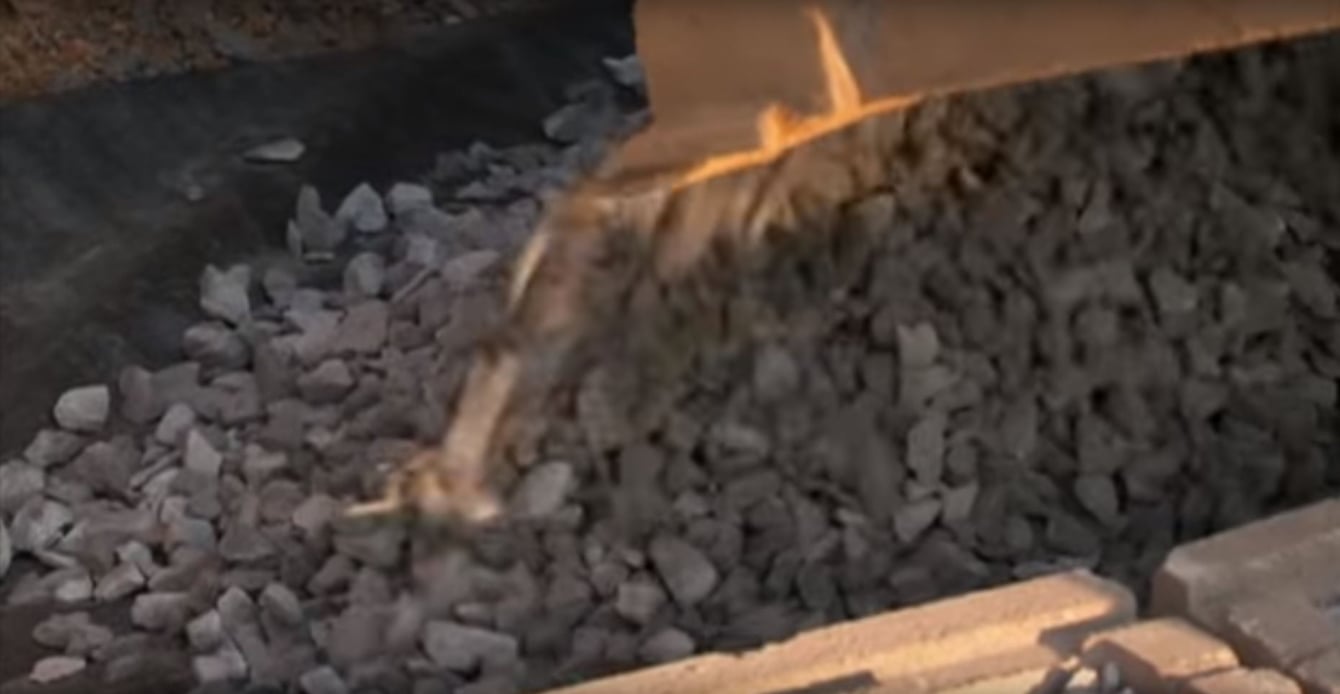 Positive Gravity Flow of Water Behind Wall